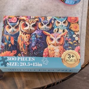 Colorful Owl Puzzle 300 Pieces